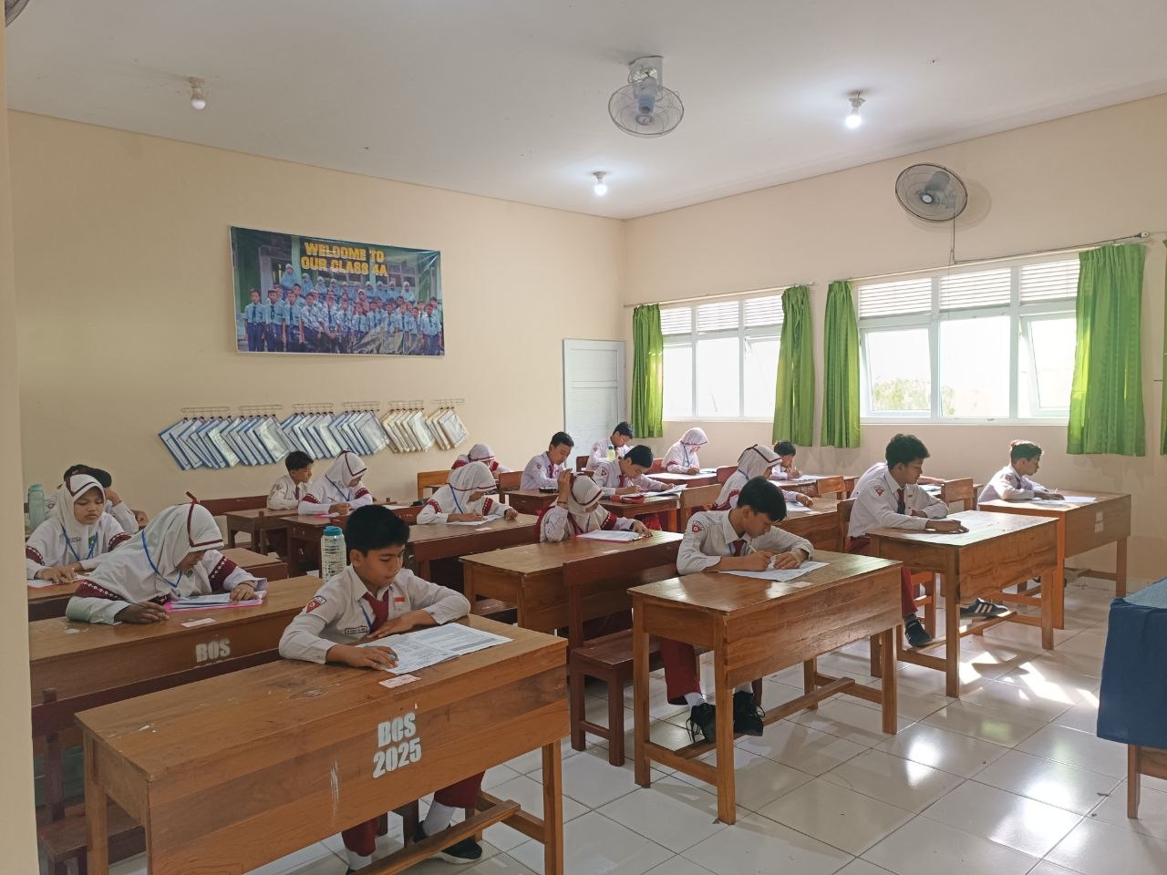 MIN 4 Nganjuk Gelar Ujian Madrasah, Siswa Kelas VI Siap Raih Hasil Terbaik