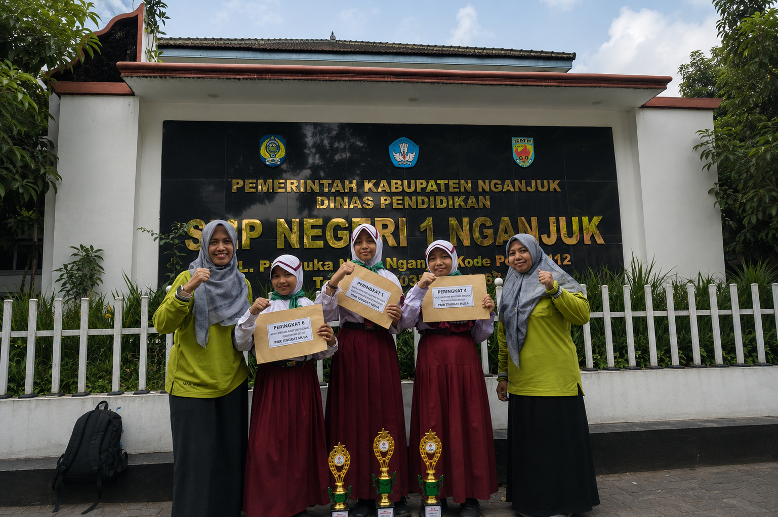 Tiga Siswa MIN 4 Nganjuk Raih Prestasi pada SIKOM PMR PMI Kabupaten Nganjuk Tahun 2026