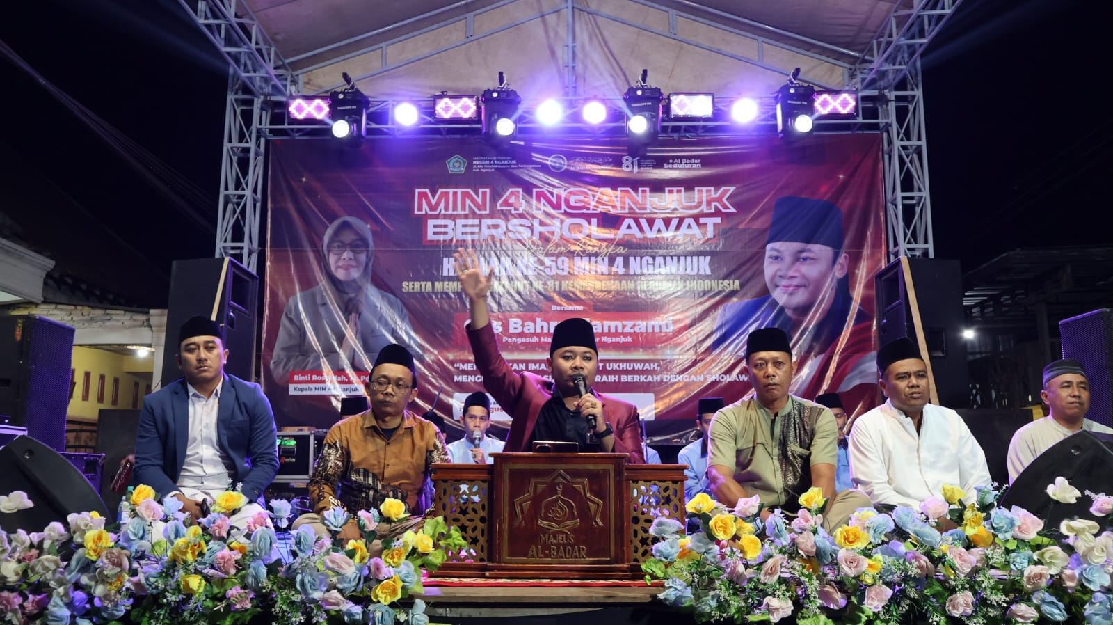 MIN 4 Nganjuk Bersholawat, Perkuat Ukhuwah dan Semarakkan Harlah ke-59